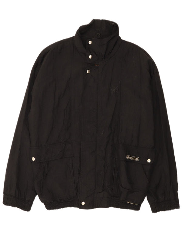 Vintage Ανδρικό Bomber Jacket UK 42 XL Μαύρο