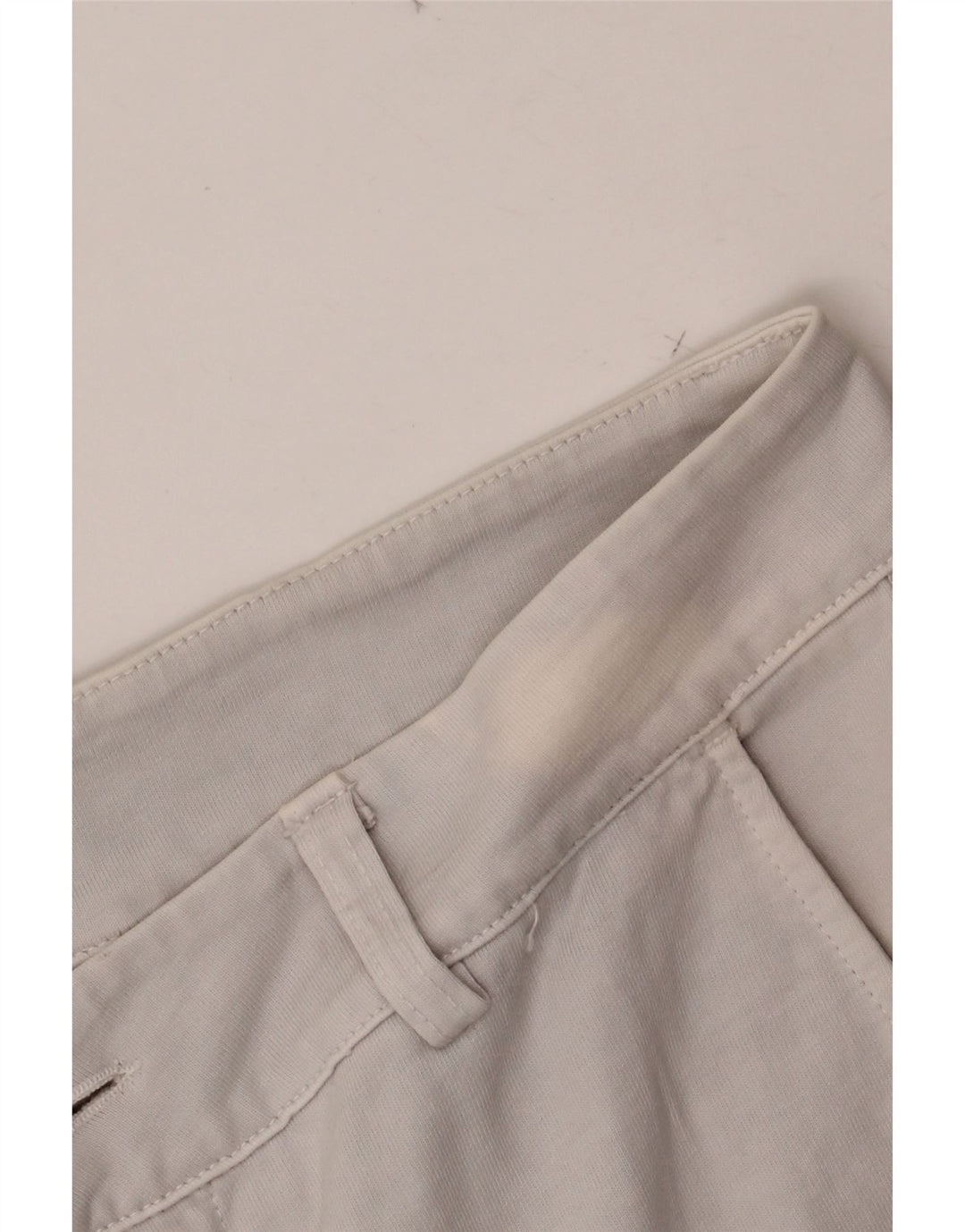 US POLO ASSN. Ανδρικό σορτς Chino W32, μεσαίο λευκό βαμβακερό