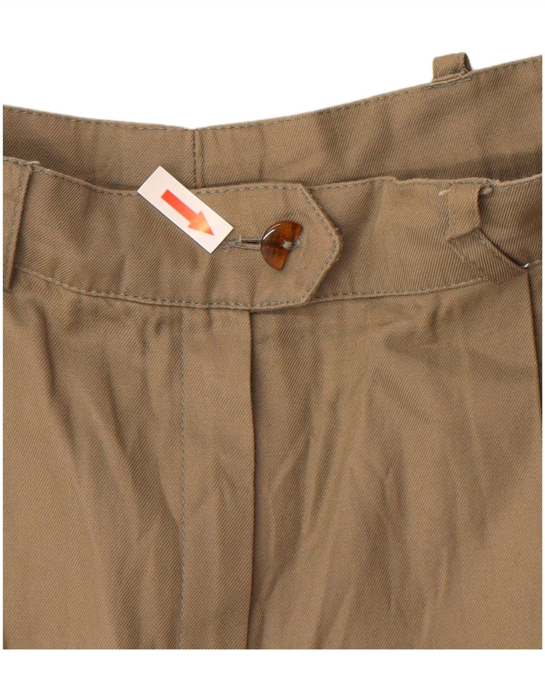 VINTAGE Γυναικείο σορτς Chino IT 40 Small W24 Μπεζ βαμβακερό