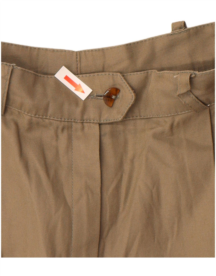 VINTAGE Γυναικείο σορτς Chino IT 40 Small W24 Μπεζ βαμβακερό