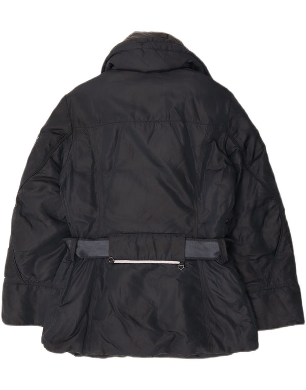 PEUTEREY Γυναικείο μπουφάν UK 22 3XL Navy Blue Πολυαιθυλένιο