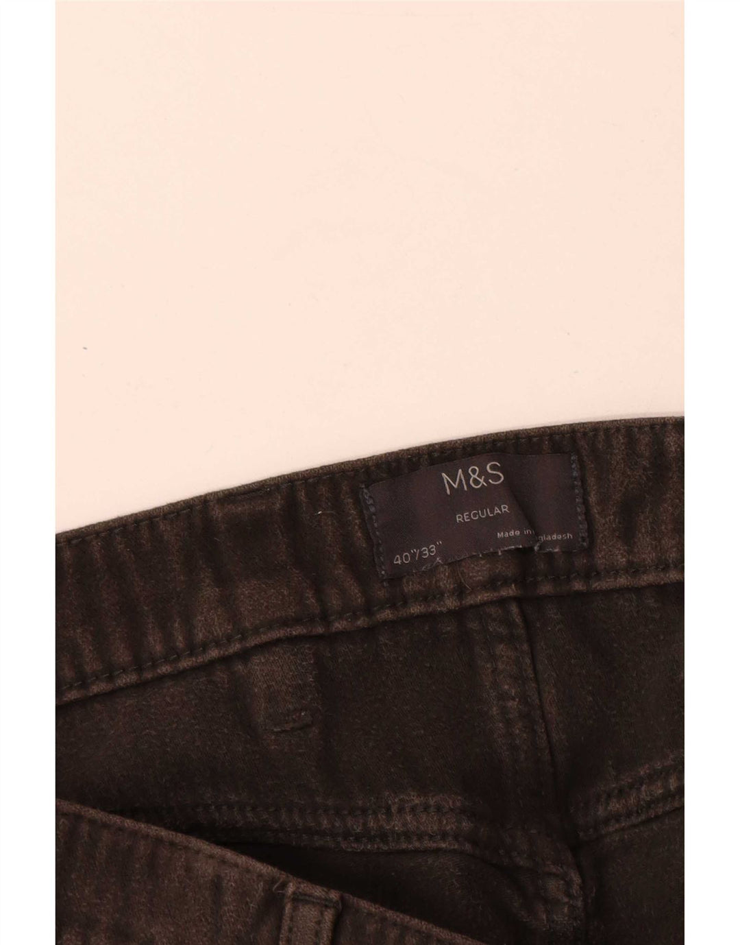 Ανδρικό καθημερινό παντελόνι Marks & Spencer W40 L33 Γκρι βαμβακερό