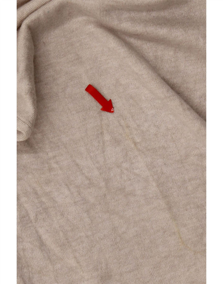 Zara Γυναικεία Ζακέτα UK 14 Μεγάλη Μπεζ βισκόζη