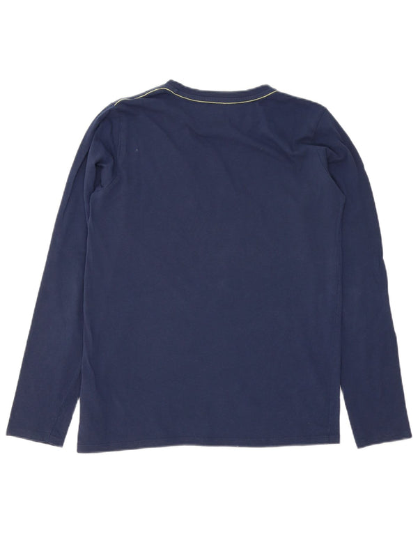 Guess Boys Graphic Top Μακρυμάνικο 15-16 ετών Navy Blue Cotton