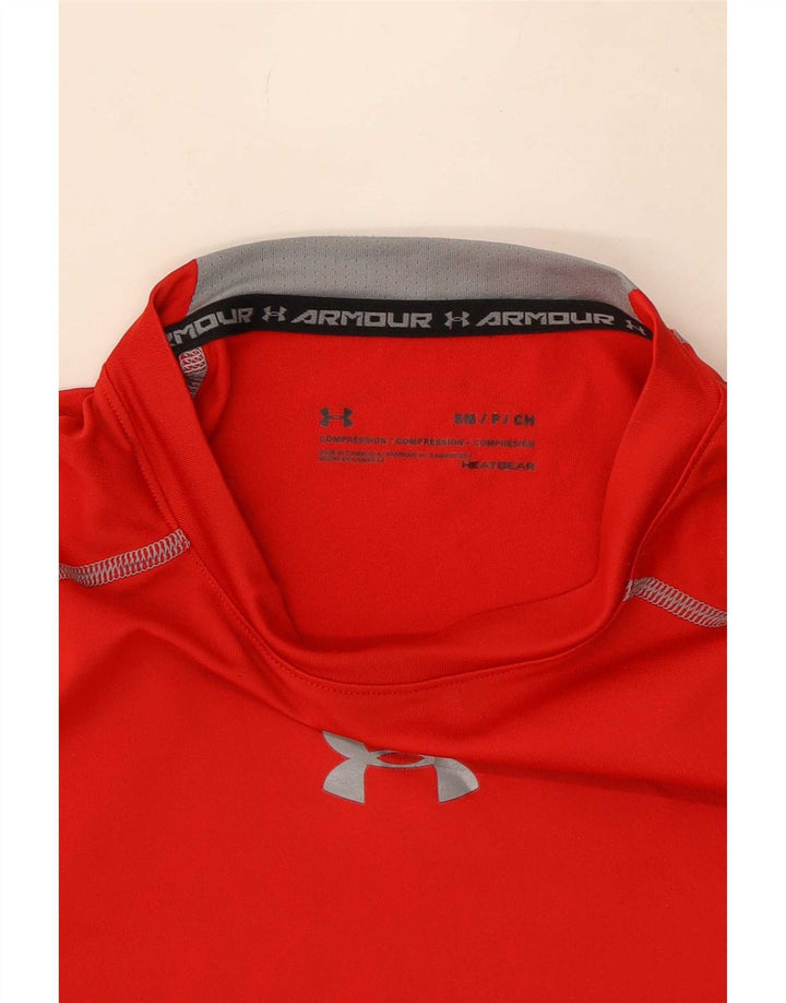Under Armour Ανδρικό Μπλουζάκι Συμπίεσης Τοπ Μικρό Κόκκινο