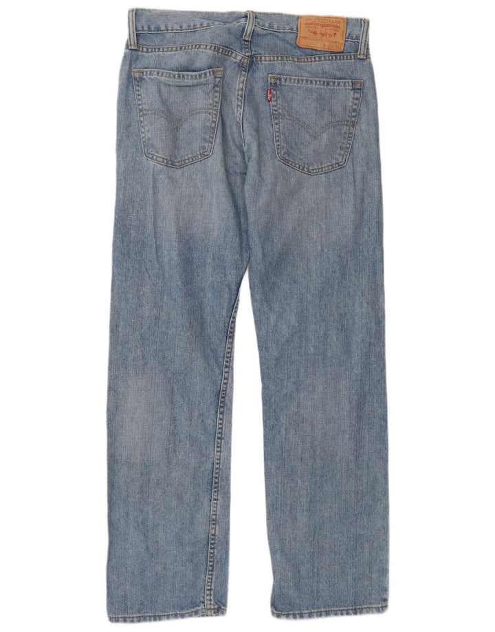 Levi's Mens 512 Slim Straight Jeans W32 L30 Blue Cotton