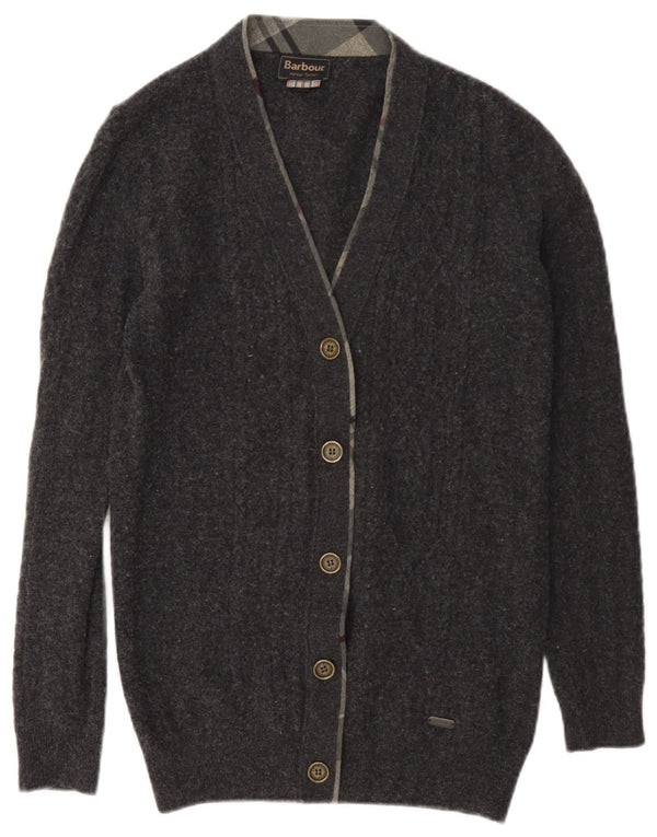 Γυναικείο πουλόβερ Barbour Cardigan UK 10 Small Grey Wool