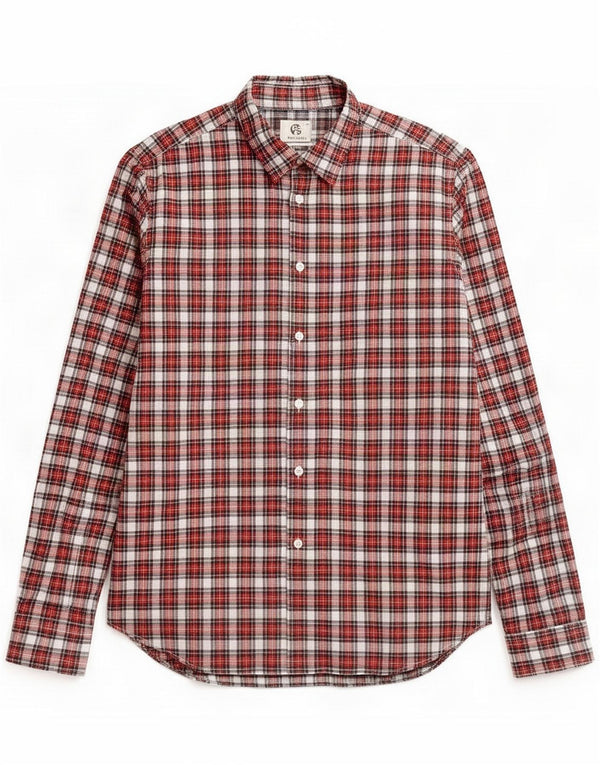 Paul Smith Ανδρικό πουκάμισο Slim Fit XL Κόκκινο καρό βαμβακερό