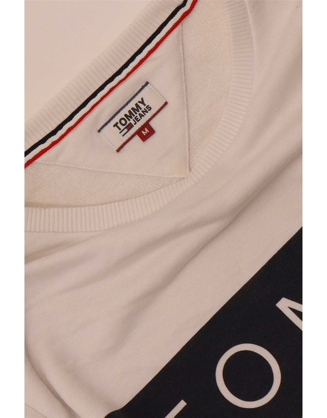 Γυναικεία φούτερ Tommy Hilfiger Jumper UK 14 Medium White Colourblock