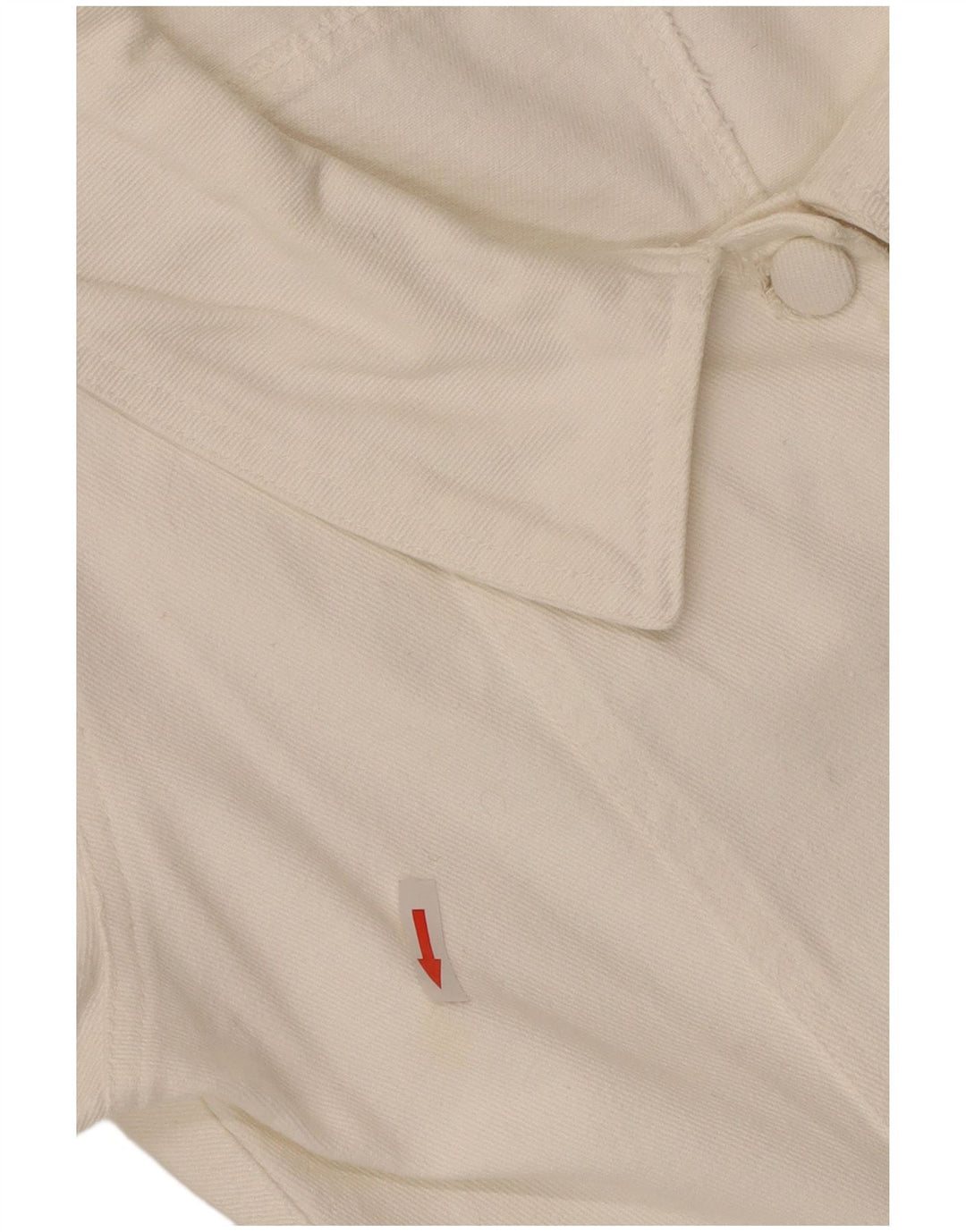 Vintage γυναικείο κοντομάνικο μπλούζα UK 12 Medium White