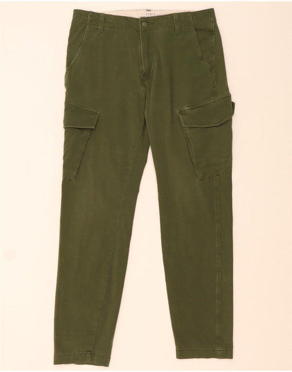 Ανδρικό παντελόνι Levi's Slim Cargo W31 L30 Πράσινο βαμβακερό