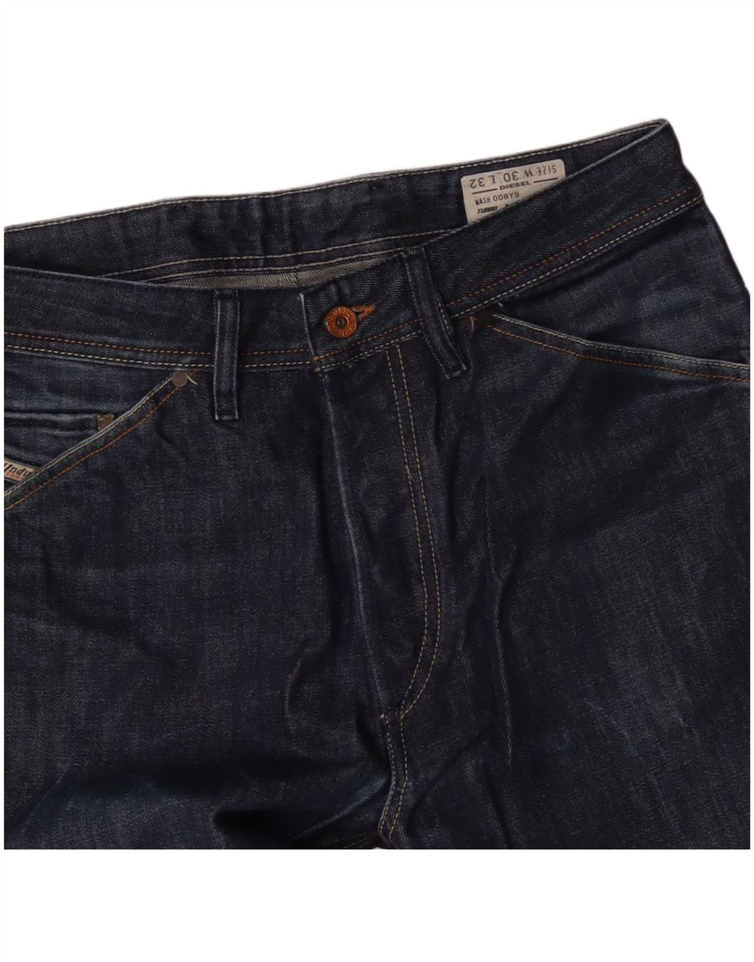 Ανδρικό Slim Jeans DIESEL W30 L32 Navy Blue Cotton