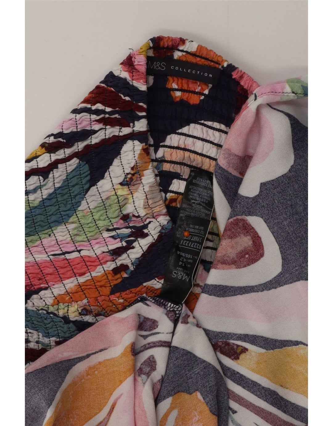 MARKS & SPENCER Γυναικείο Στράπλες Φόρεμα UK 14 Medium πολύχρωμο Floral