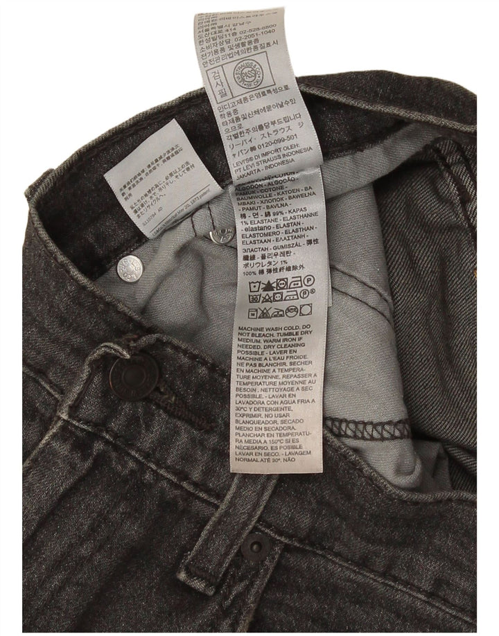 Levi's Mens 502 Tapered Jeans W31 L29 Γκρι βαμβακερό