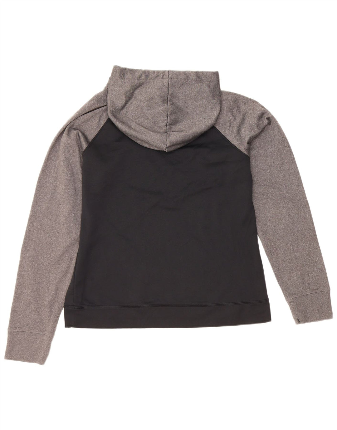 Under Armour Womens Hoodie Jumper UK 14 Medium Black Colourblock Πολυεστέρας
