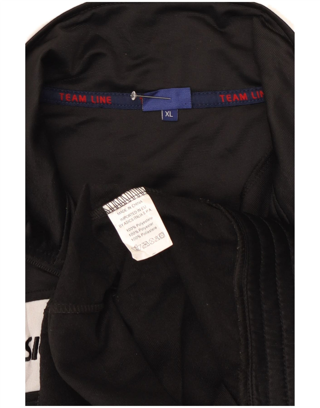 Γραφική ανδρική φόρμα Asics Top Jacket XL Μαύρο Colourblock Polyester