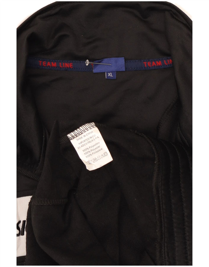 Γραφική ανδρική φόρμα Asics Top Jacket XL Μαύρο Colourblock Polyester