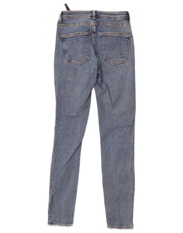 Zara Γυναικείο Skinny Jeans EU 34 2XS W24 L28 Μπλε βαμβακερό