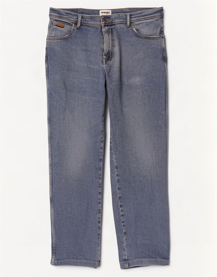 Ανδρικό τζιν Wrangler ίσιο W36 L32 Μπλε βαμβακερό