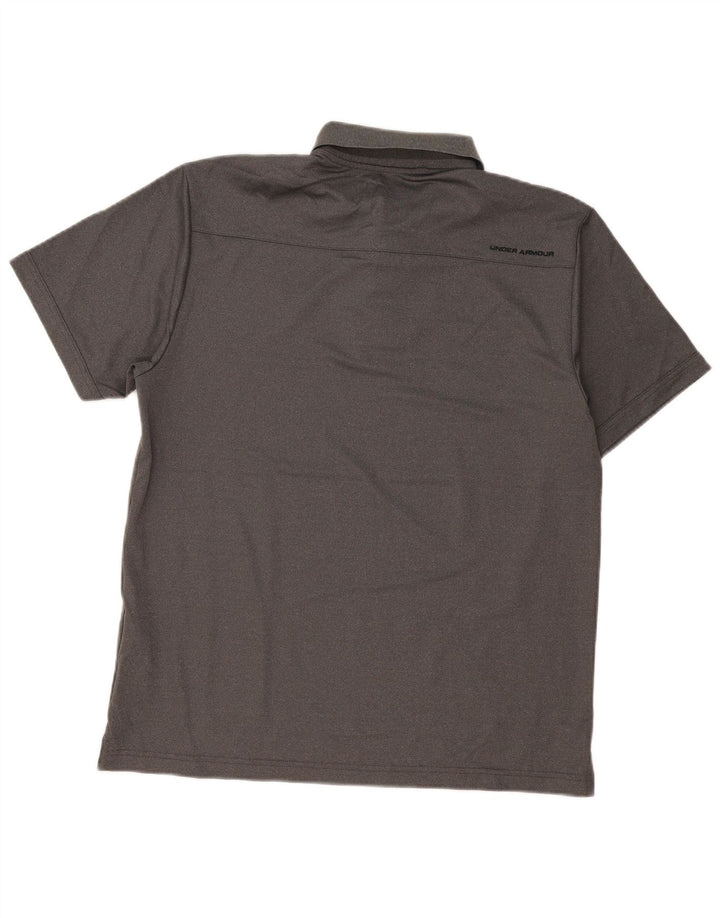 Under Armour Ανδρικό Heat Gear Polo πουκάμισο μεγάλο γκρι πολυεστέρα