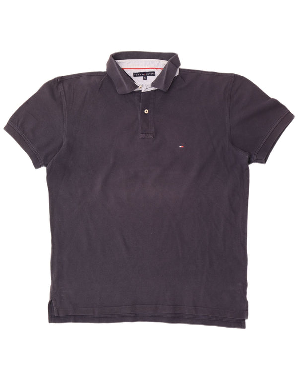 Tommy Hilfiger Ανδρικό πουκάμισο Polo XL Navy Blue Cotton