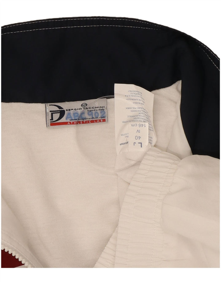 Sergio Tacchini Boys Tracksuit Top Jacket 11-12 Years Large White