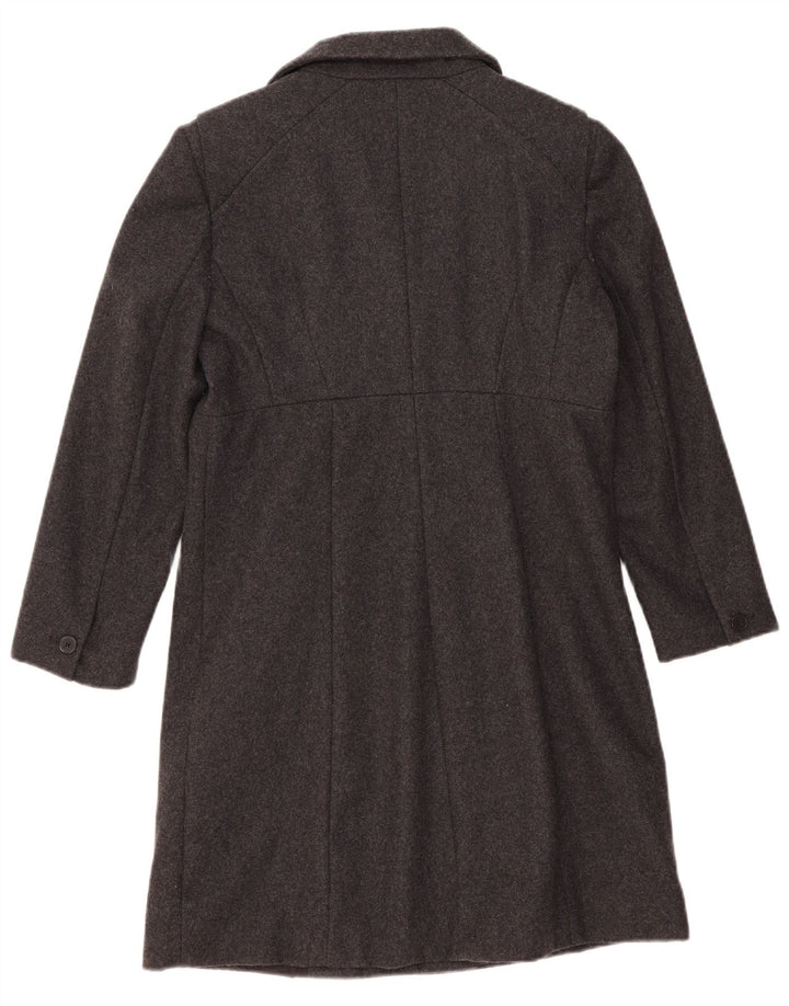 Zara Γυναικείο παλτό UK 16 Large Grey Wool