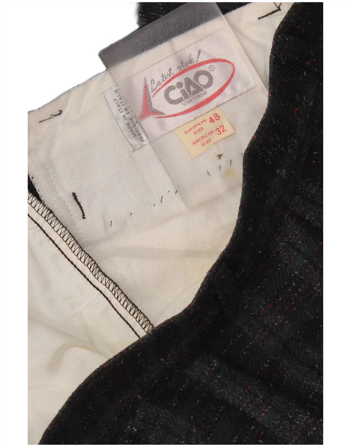 Ανδρικό ίσιο casual παντελόνι Ciao IT 48 Medium W32 L33 Πράσινο καρό