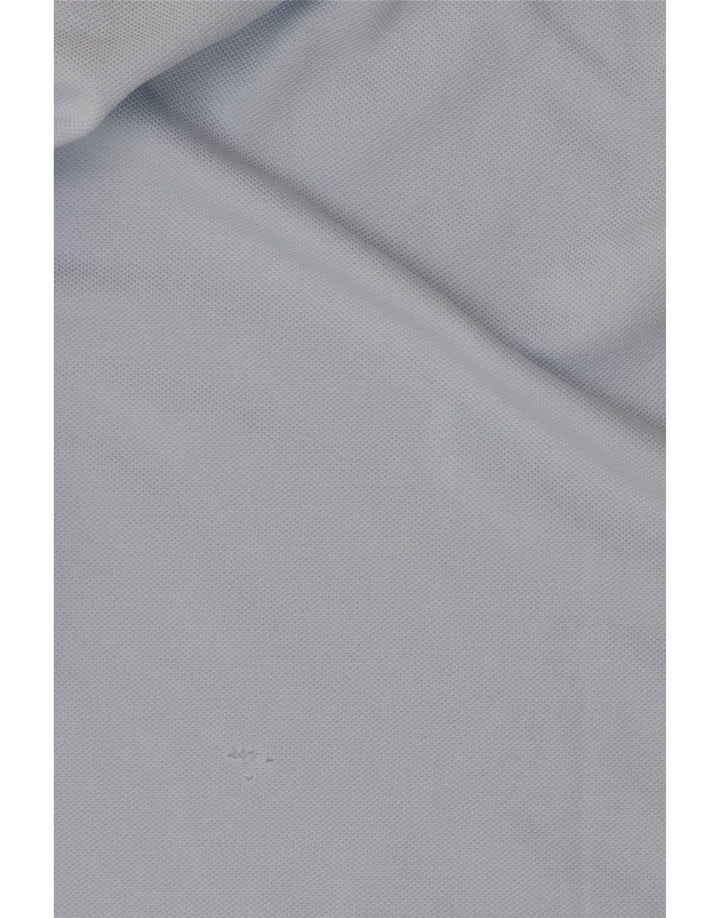 LACOSTE Ανδρικό Πόλο Μπλουζάκι Νούμερο 5 Μεγάλο Μπλε Βαμβακερό