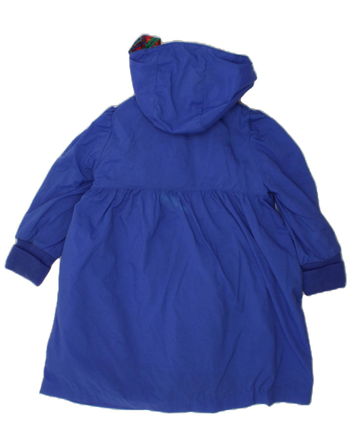 ST. BERNARD Girls Hooded Windbreaker Coat 3-4 Years Blue Polyester Vintage St. Bernard and Second-Hand St. Bernard from Messina Hembry 