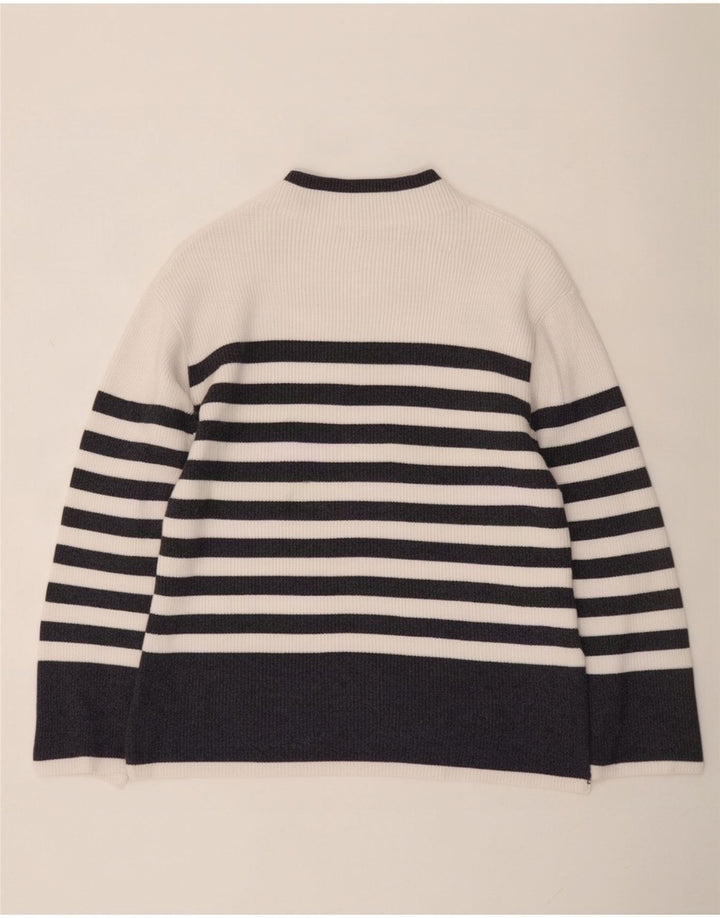 Marks & Spencer Γυναικείο πουλόβερ με λαιμό χελώνα UK 14 Medium White