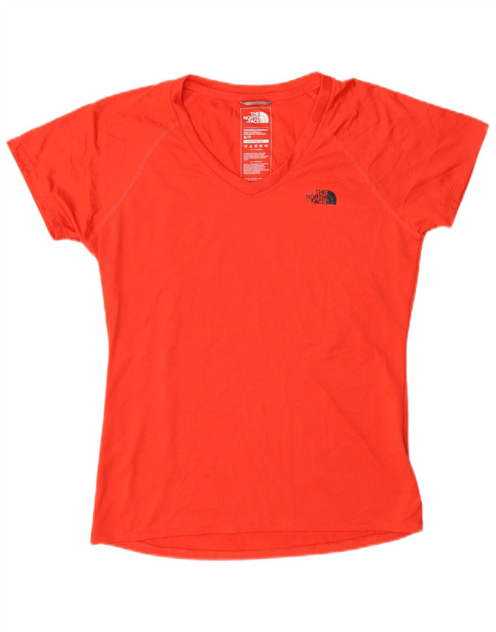 The North Face Womens Active T-Shirt Top 10 Small Red Polyester