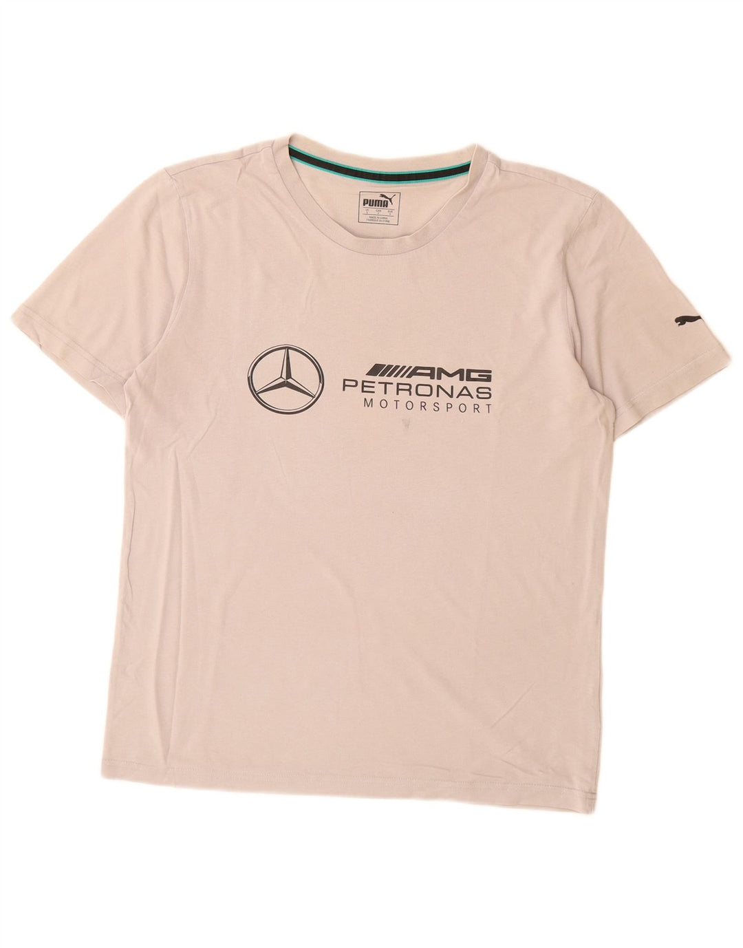 Ανδρικό γραφικό μπλουζάκι PUMA Μικρό βαμβακερό γκρι