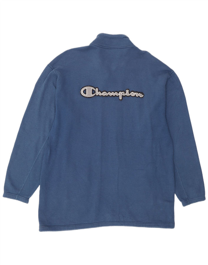 Ανδρική φόρμα Champion Graphic Top Jacket μεγάλο μπλε βαμβακερό