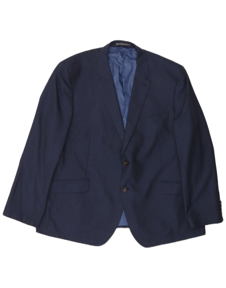 MARKS & SPENCER Ανδρικό σακάκι με 2 κουμπιά UK 50 3XL Navy Blue Polyester