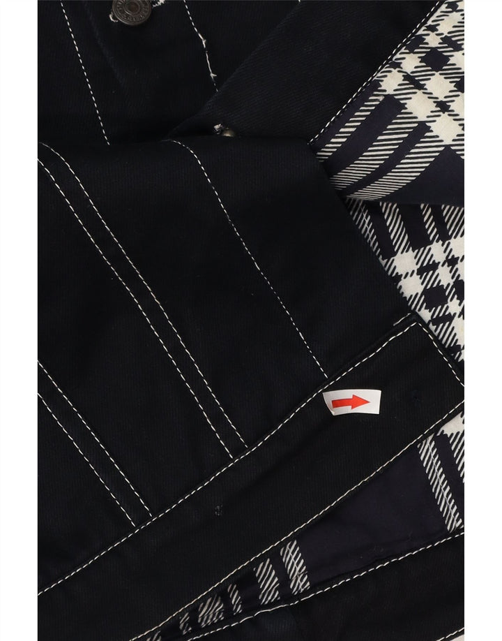Komodo Ανδρικό Τζιν Μπουφάν UK 40 Large Navy Blue Cotton
