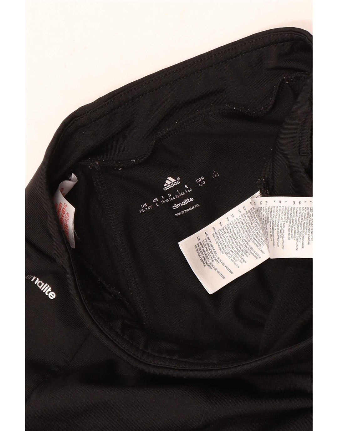 Παντελόνι αθλητικής φόρμας Adidas Boys Climalite Capri 13-14 ετών μαύρο πολυεστέρα