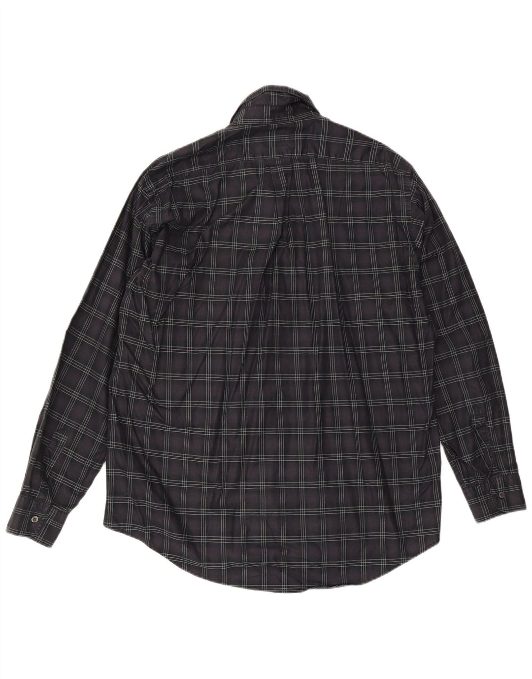 Ανδρικό πουκάμισο Trussardi 2XL γκρι βαμβακερό καρό