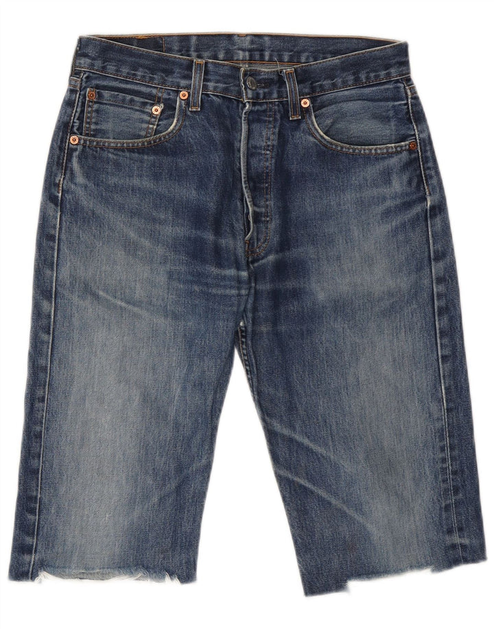 Ανδρικό LEVI'S 501 τζιν βερμούδα W32 μεσαίο μπλε βαμβακερό