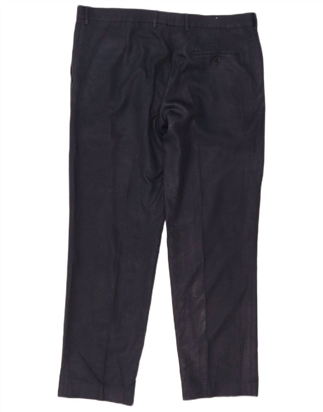 Ανδρικό ίσιο παντελόνι Marks & Spencer W38 L31 Navy Blue Polyester