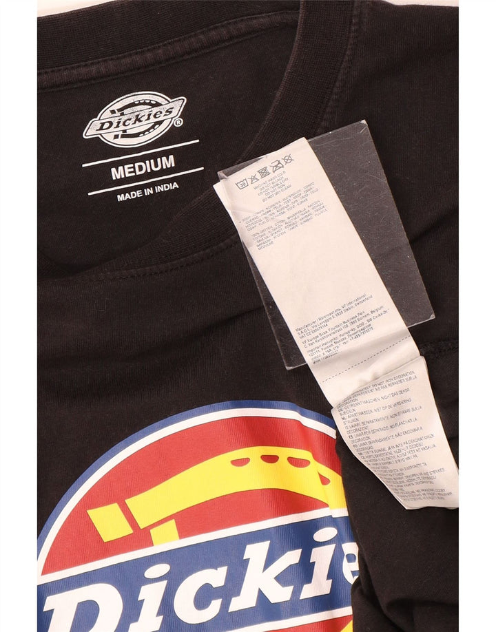 Ανδρικό γραφικό T-Shirt Dickies Top Μεσαίο μαύρο βαμβακερό