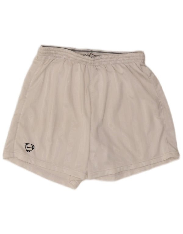 NIKE Mens Sport Shorts Medium White Striped