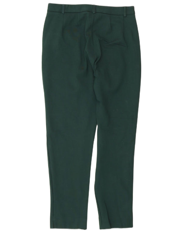 Marks & Spencer γυναικείο παντελόνι UK 10 Small W27 L27 Green Classic