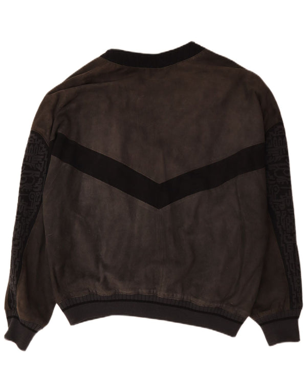 Torras Ανδρικό Suede Bomber Jacket IT 54 2XL Γκρι