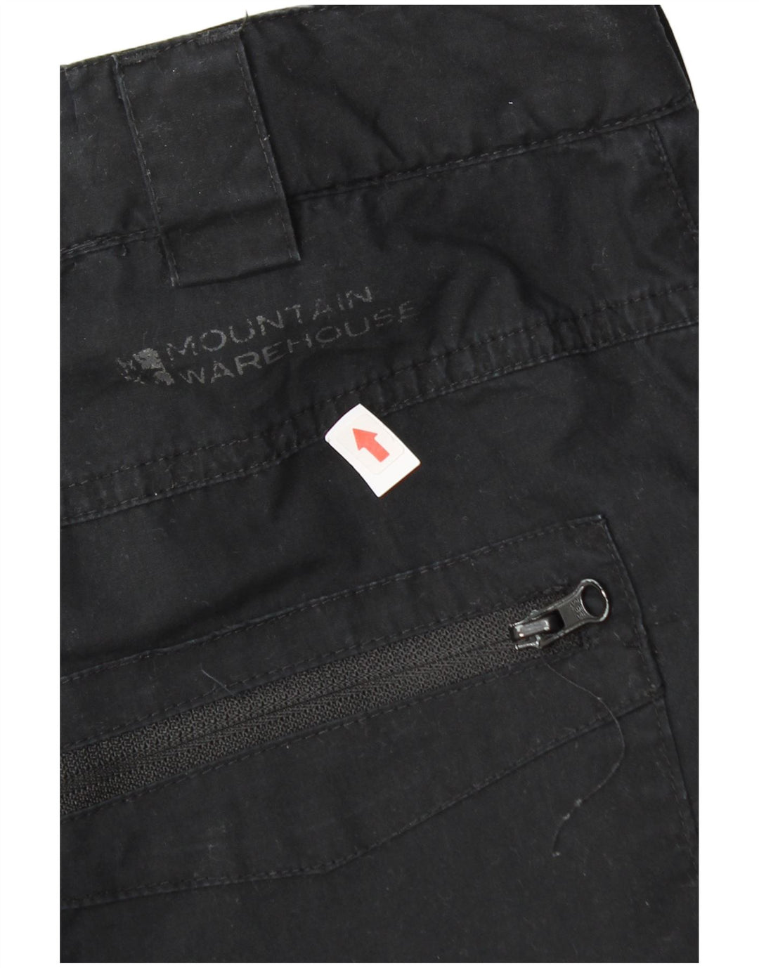Mountain Warehouse Ανδρικό ίσιο παντελόνι Cargo W32 L31 Μαύρο πολυεστέρα