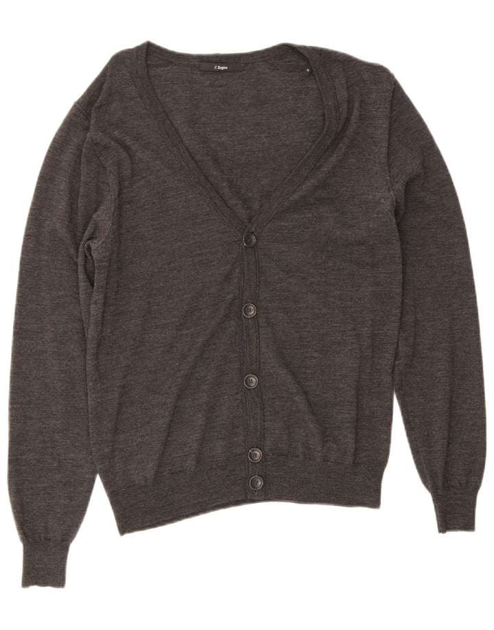 Ζακέτα ZEGNA Γυναικεία Ζακέτα US 6 Μαλλί μεσαίου γκρι