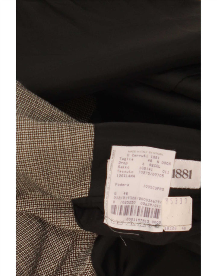 Cerruti 1881 Ανδρικό μπουφάν σακάκι με 3 κουμπιά IT 48 μεσαίο γκρι μαλλί