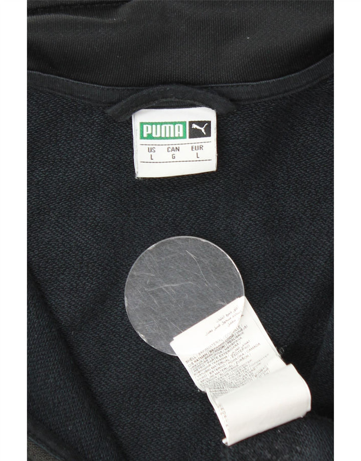 Ανδρική φόρμα Puma Μπουφάν με μεγάλο μαύρο χρώμα πολυεστέρα