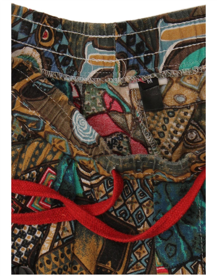 Vintage Γυναικείο Abstract Pattern Παντελόνι Μεσαίο W30 L25 Πολύχρωμο