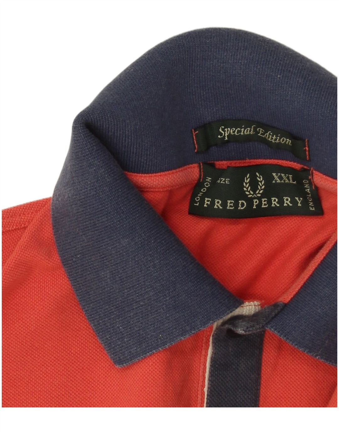 Fred Perry Ανδρικό Πόλο Μπλουζάκι 2XL Κόκκινο βαμβακερό